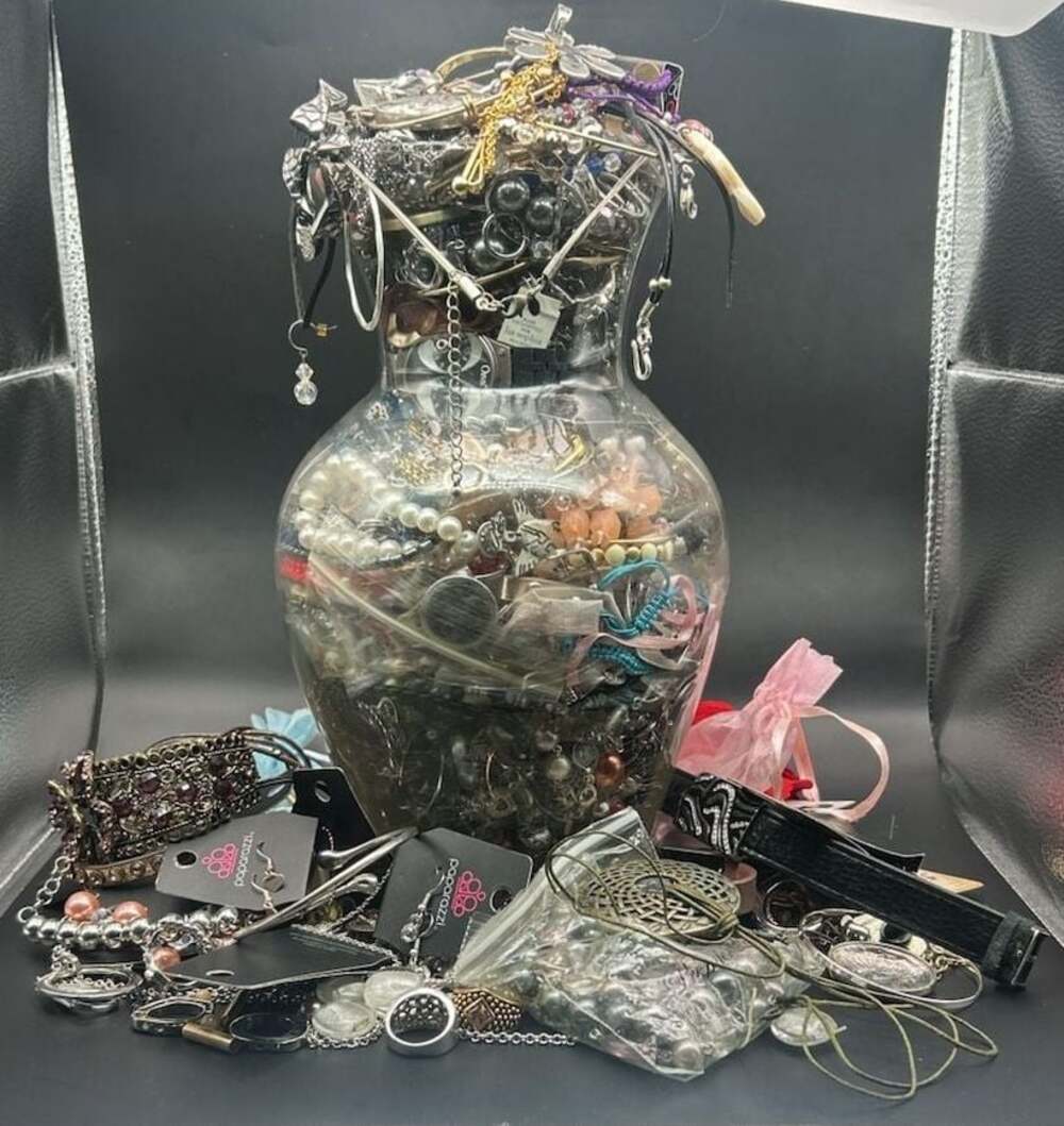 10lbs Mixed Costume Jewelry Lot Including Paparazzi, Lia Sophia, and silver